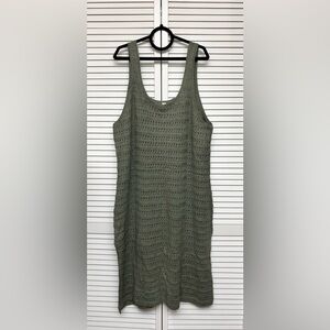 Old Navy Women’s Sage Green Knit Tank Dress, Size: 3X, NWT